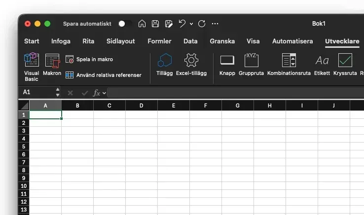 Guide: Kom igång med VBA i Excel för ekonomer